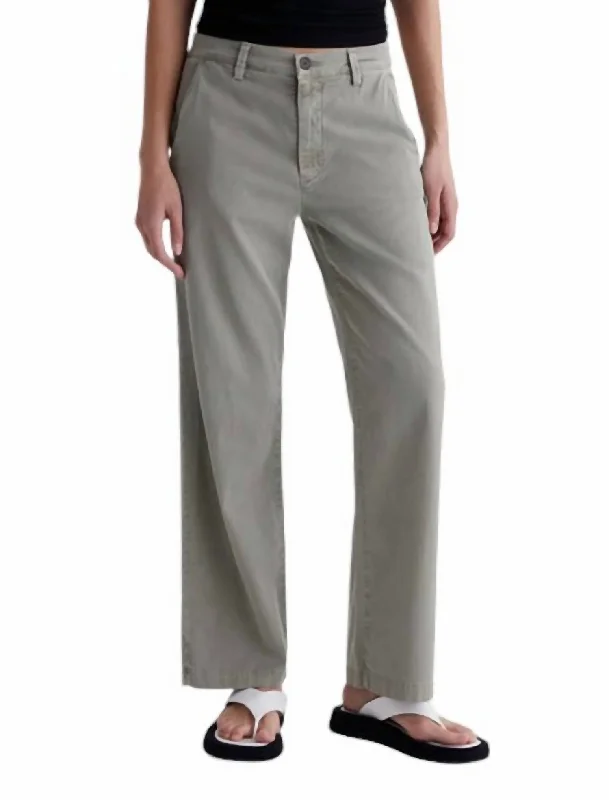 Caden Straight Chino Pants In Sulfur Dried Parsley