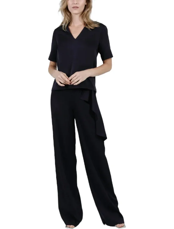 Printemps Sateen Pants In Midnight