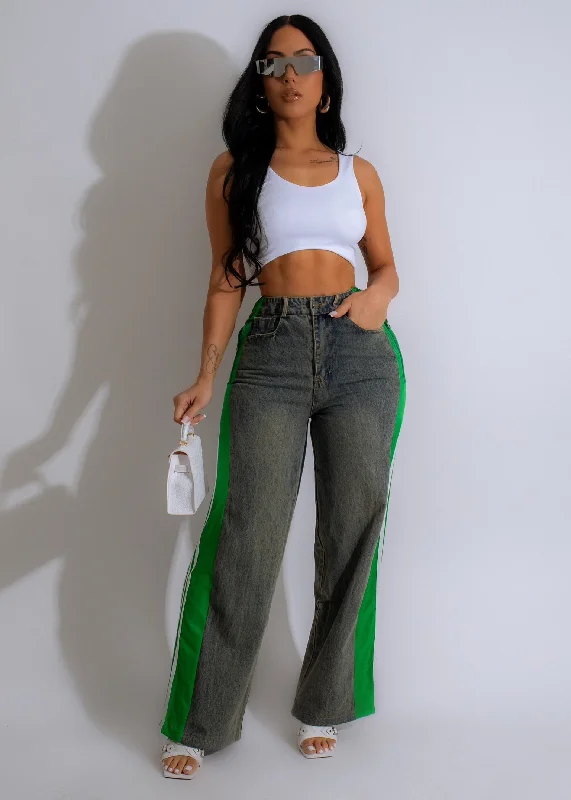 To Stand Out Jeans Green