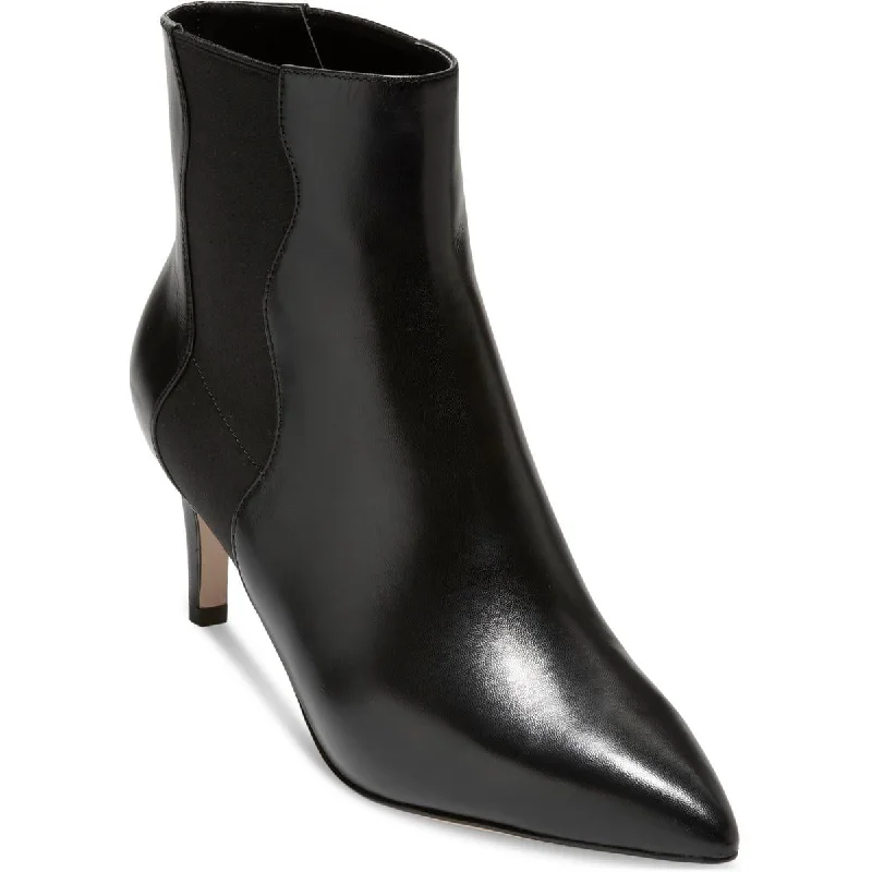 Cole Haan Womens Goring Leather Booties