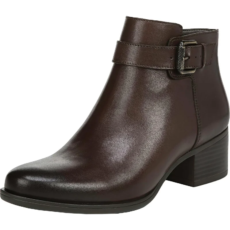 Naturalizer Womens Dora Leather Ankle Booties