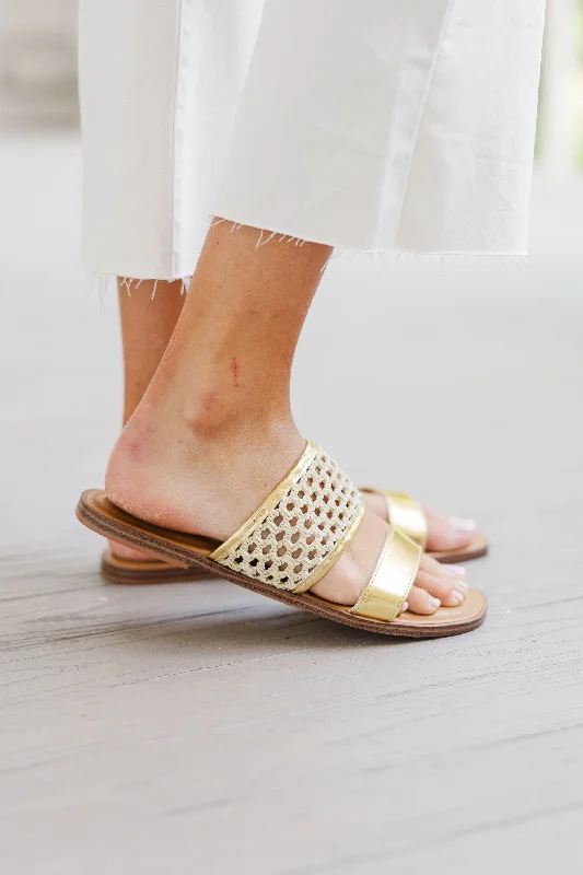 Cabana Ready Gold Sandals