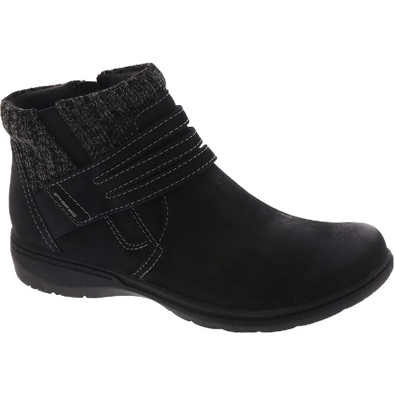 Clarks Womens CARLEIGH LANE Cushioned Footbed Casual Ankle Boots