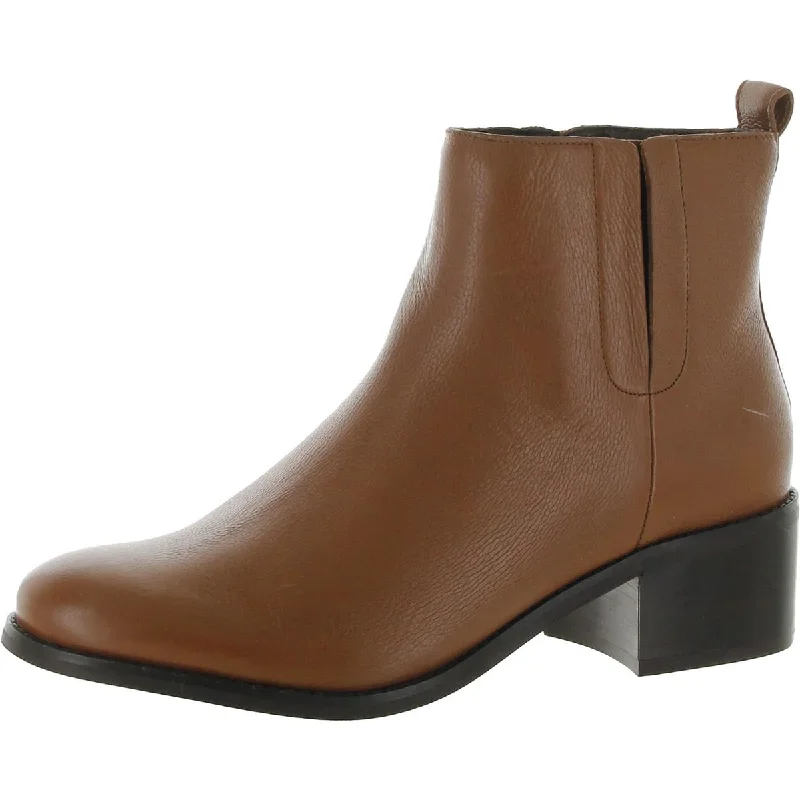 Cole Haan Womens Addie Leather Stretch Booties