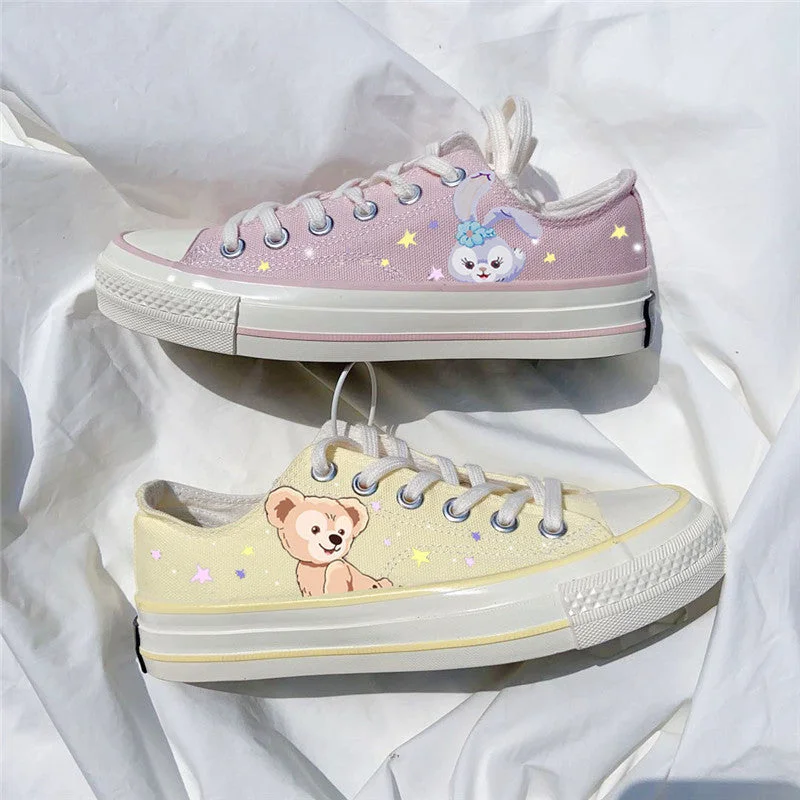 Cute bear canvas shoes PL51133