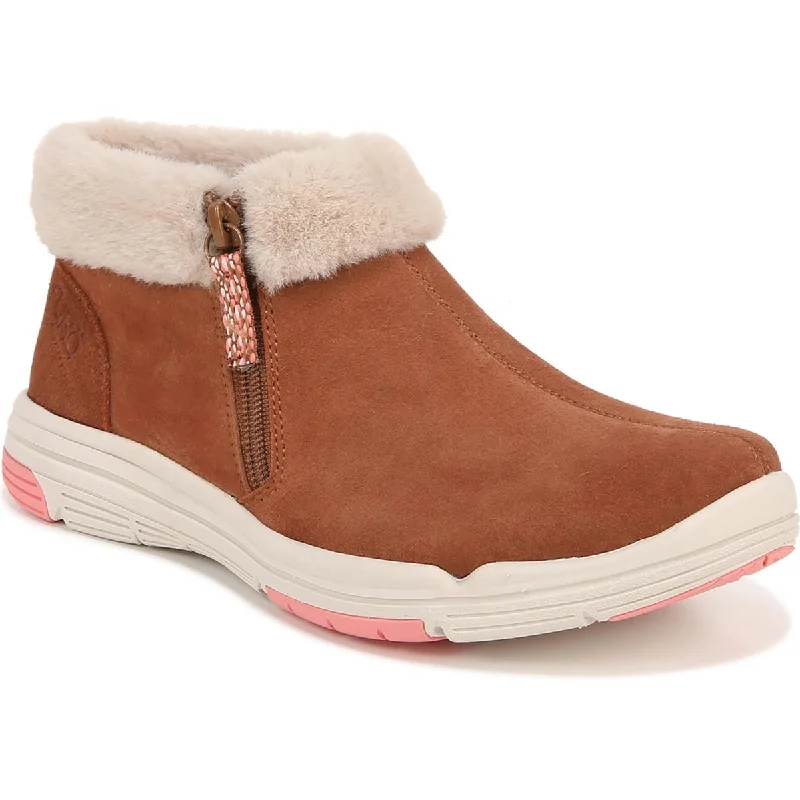 Ryka Womens Anchorage Mid Suede Cold Weather Booties