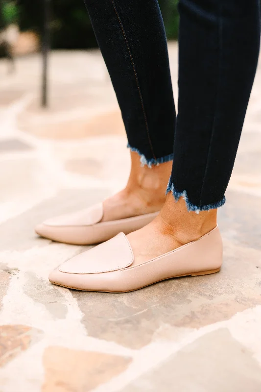 Step It Up Tan Brown Loafers